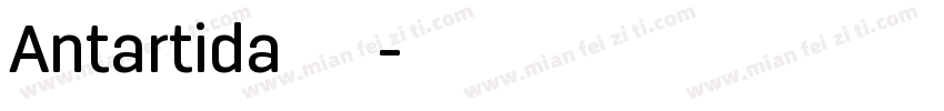 Antartida 字体下载字体转换
